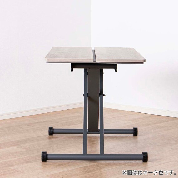 昇降テーブル(ログ120 WN)【島忠ホームズ商品】 17枚目画像