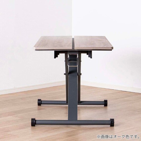 昇降テーブル(ログ120 WN)【島忠ホームズ商品】 18枚目画像