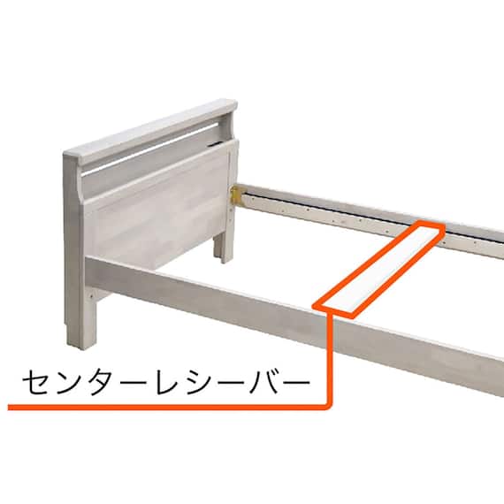 シングル コンセント付きベッドフレーム(マーロ GYB)【島忠ホームズ商品】 2枚目画像