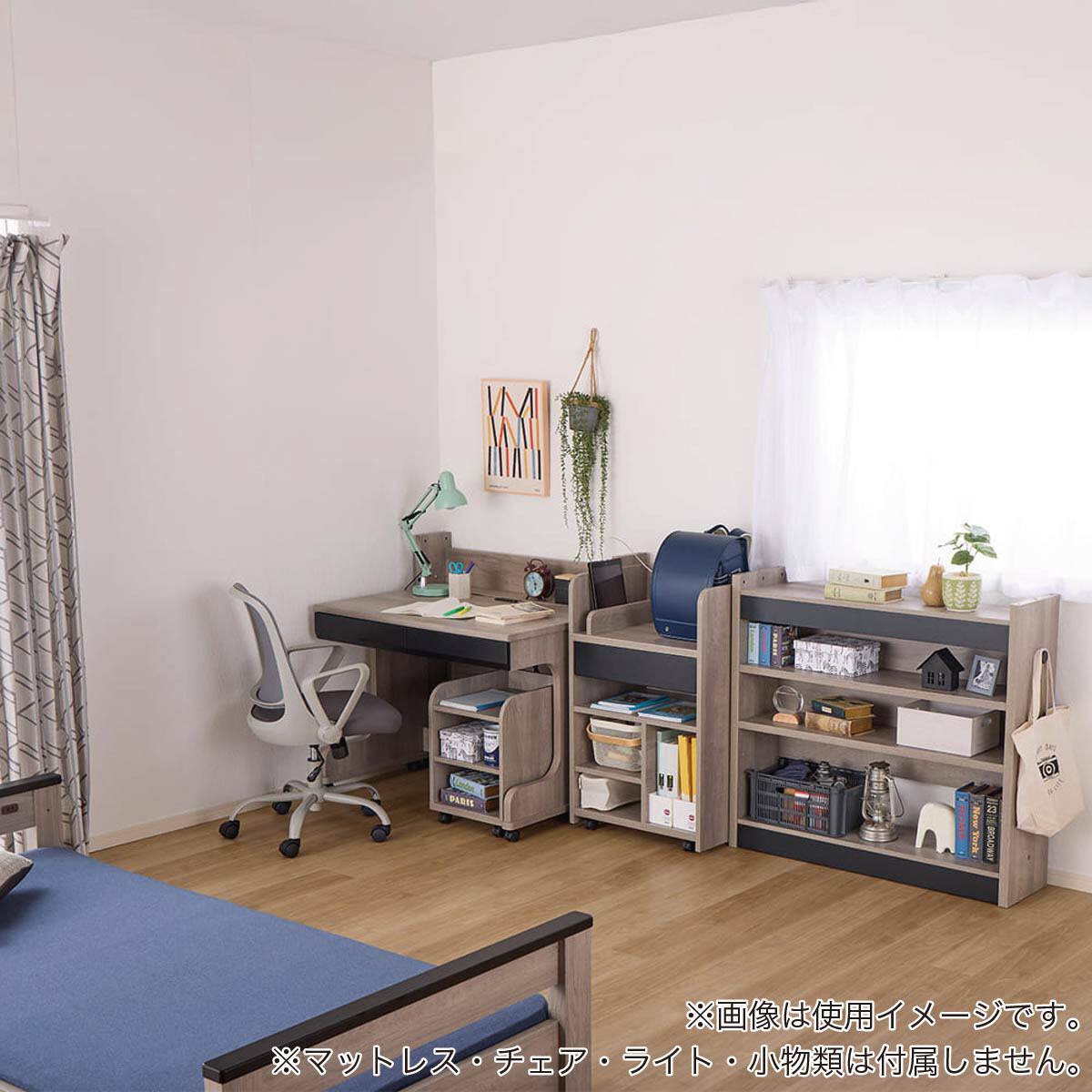 システムベッド ミドルタイプ(カレ・ド GY)【島忠ホームズ商品