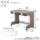 デスク(カレ・ド ミドルベッド用 GY)【島忠ホームズ商品】 11枚目画像