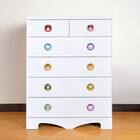 ハイチェスト(サークル/ツムツム 75 WH)【島忠ホームズ商品】 1枚目画像