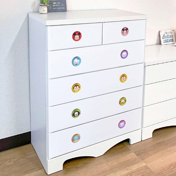 ハイチェスト(サークル/ツムツム 75 WH)【島忠ホームズ商品】 2枚目画像