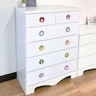 ハイチェスト(サークル/ツムツム 75 WH)【島忠ホームズ商品】 2枚目画像