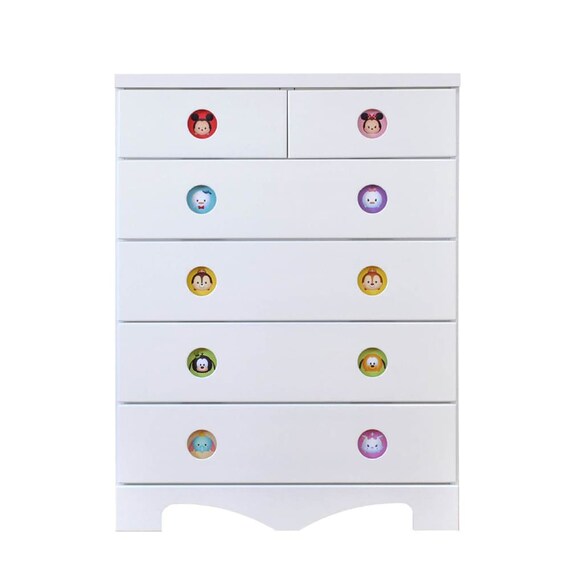 ハイチェスト(サークル/ツムツム 75 WH)【島忠ホームズ商品】 5枚目画像