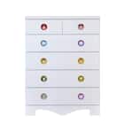 ハイチェスト(サークル/ツムツム 75 WH)【島忠ホームズ商品】 5枚目画像