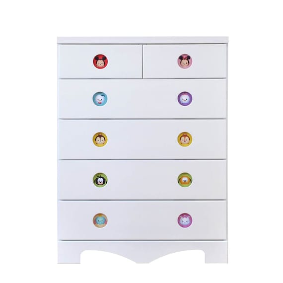 ハイチェスト(サークル/ツムツム 75 WH)【島忠ホームズ商品】 5枚目画像