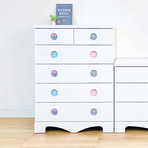 ハイチェスト(サークル/スティッチ 75 WH)【島忠ホームズ商品】 1枚目画像