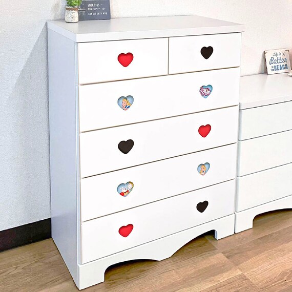 ハイチェスト(ハート/アリス 75 WH)【島忠ホームズ商品】 2枚目画像