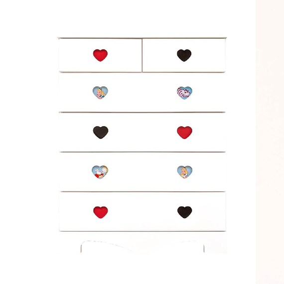 ハイチェスト(ハート/アリス 75 WH)【島忠ホームズ商品】 4枚目画像