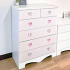 ハイチェスト(ハート/マリー 75 PK)【島忠ホームズ商品】 2枚目画像