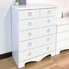 ハイチェスト(サークル/シナモン 75 WH)【島忠ホームズ商品】 2枚目画像