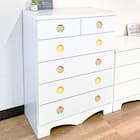 ハイチェスト(サークル/プリン 75 WH)【島忠ホームズ商品】 2枚目画像