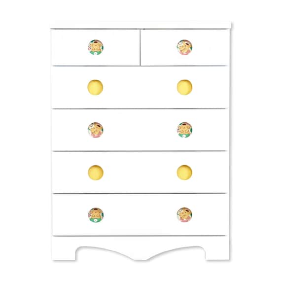 ハイチェスト(サークル/プリン 75 WH)【島忠ホームズ商品】 4枚目画像