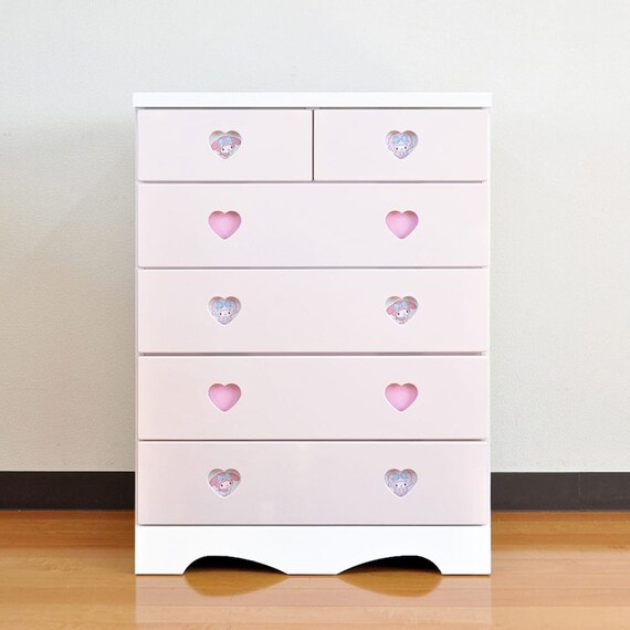 ハイチェスト(ハート/マイメロ 75 PP)【島忠ホームズ商品】 1枚目画像