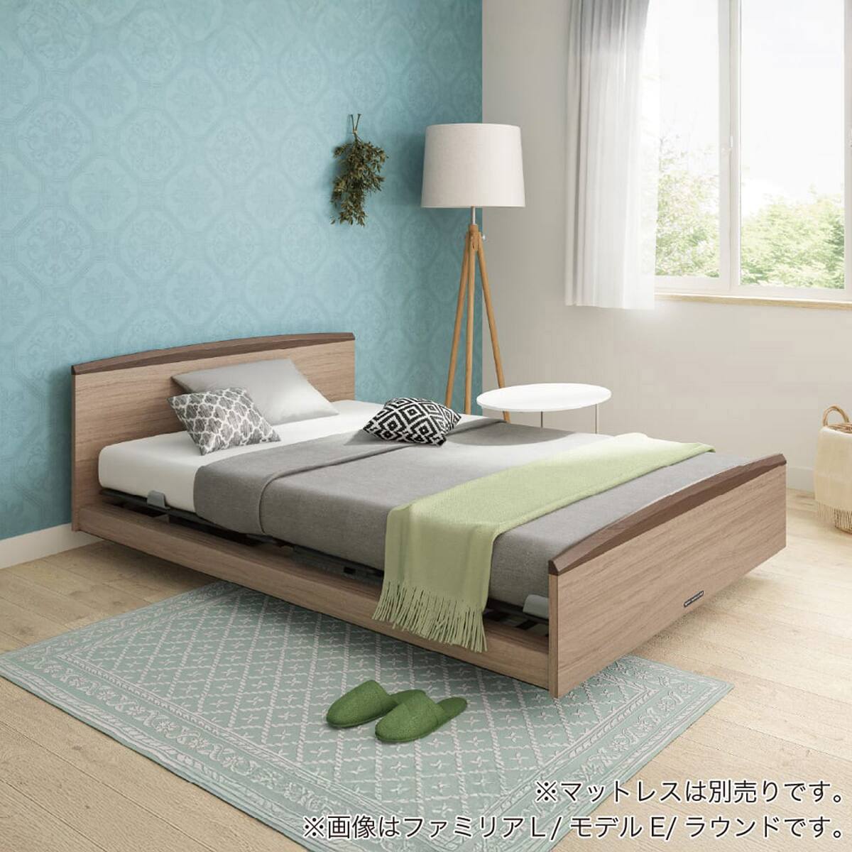 電動シングルベッドフレーム(モデルE RA-E136RB 3Mラウンド ASAなし