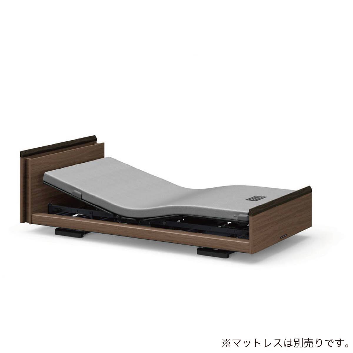 ニトリのリクライニングベッド 電動セミダブルベッドフレーム + マットレスセット(NS002 DR GY/E5-02