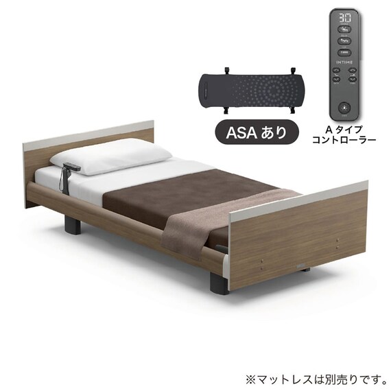 電動セミシングルベッドフレーム(モデルC Aタイプ RA-C1A4SC 1+1Mスクエア ヨーロピアン ASAあり)【島忠ホームズ商品】 1枚目画像