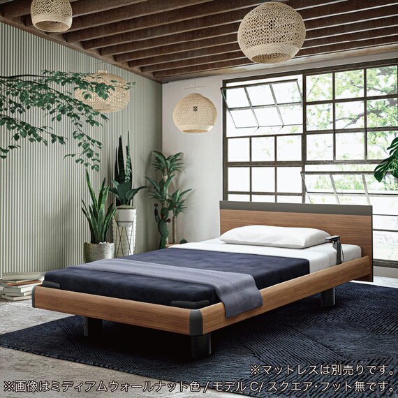 電動セミシングルベッドフレーム(モデルC Aタイプ RA-C1A3CC 1+1Mキューブ ハリウッド ASAあり)【島忠ホームズ商品】 7枚目画像