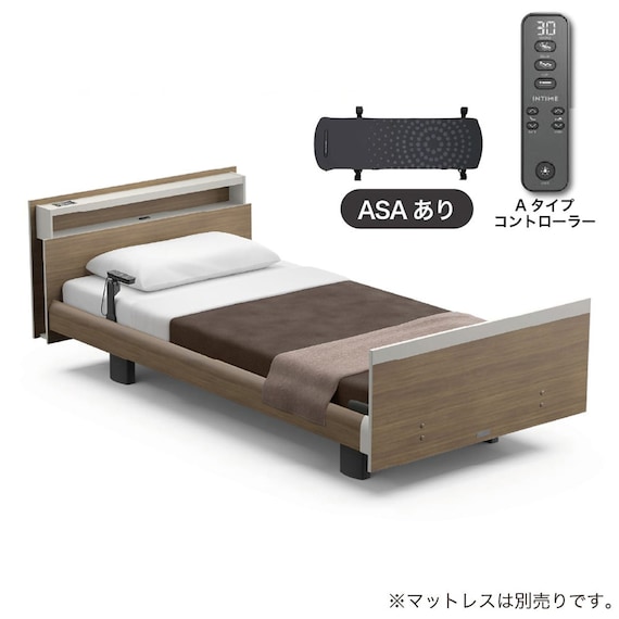 電動セミシングルベッドフレーム(モデルC Aタイプ RA-C1A4CC 1+1Mキューブ ヨーロピアン ASAあり)【島忠ホームズ商品】 1枚目画像