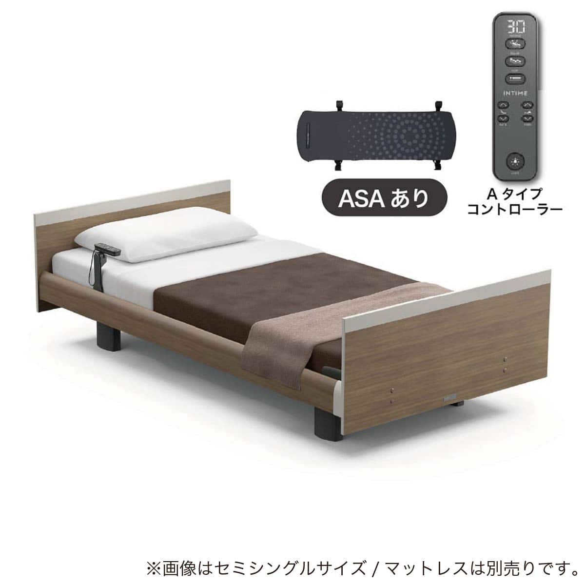 電動セミシングルベッドフレーム(モデルC Aタイプ RA-C1A4SC 1+1M