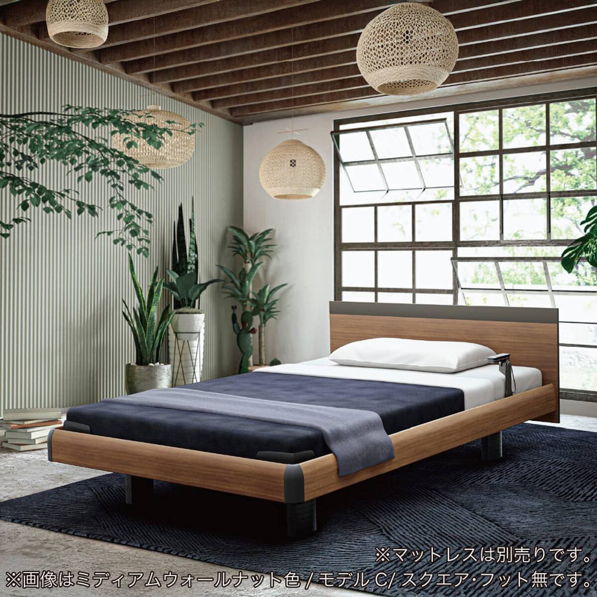 電動シングルベッドフレーム(モデルC Bタイプ RA-C2C5CB 3Mキューブ