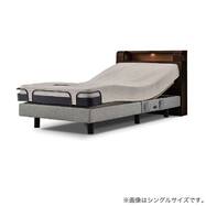 電動セミダブルベッドフレーム + マットレスセット(IDシエラ シェルフ2モーター AB22S25)【島忠ホームズ商品】