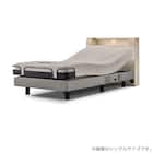 電動セミダブルベッドフレーム + マットレスセット(IDシエラ シェルフ2モーター WH AB22S25)【島忠ホームズ商品】 1枚目画像