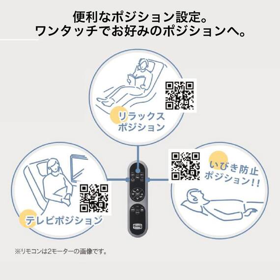 電動セミダブルベッドフレーム + マットレスセット(IDシエラ シェルフ3モーター WH AB22S25)【島忠ホームズ商品】 15枚目画像