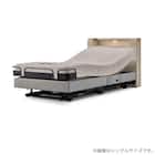 電動セミダブルベッドフレーム + マットレスセット(IDシエラ シェルフ4モーター WH AB22S25)【島忠ホームズ商品】 1枚目画像