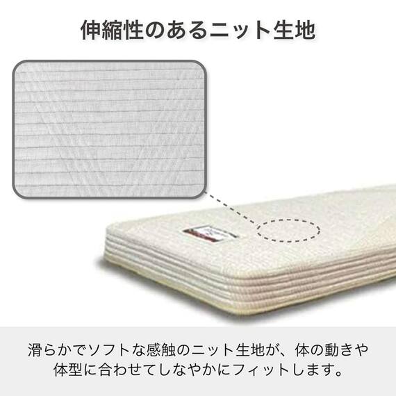 電動セミダブルベッドフレーム + マットレスセット(IDシエラ キャビ2モーター WH AB22S25)【島忠ホームズ商品】 5枚目画像