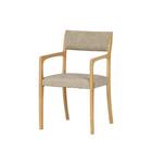 肘付きダイニングチェア(アピタ LBR)【島忠ホームズ商品】 1枚目画像