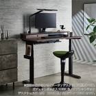 昇降デスク(ジェントラー 2本脚 KWD570 WWBK)【島忠ホームズ商品】 4枚目画像