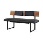 背もたれ付きベンチ(コレクト 140 BK)【島忠ホームズ商品】 1枚目画像