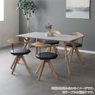 回転式ダイニングチェア(レッチェ LBR)【島忠ホームズ商品】 2枚目画像