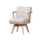 ダイニングチェア(回転肘付き ビート LBR)【島忠ホームズ商品】 1枚目画像