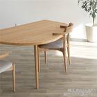 肘付きダイニングチェア(アンセルチェア2 LBR)【島忠ホームズ商品】 3枚目画像