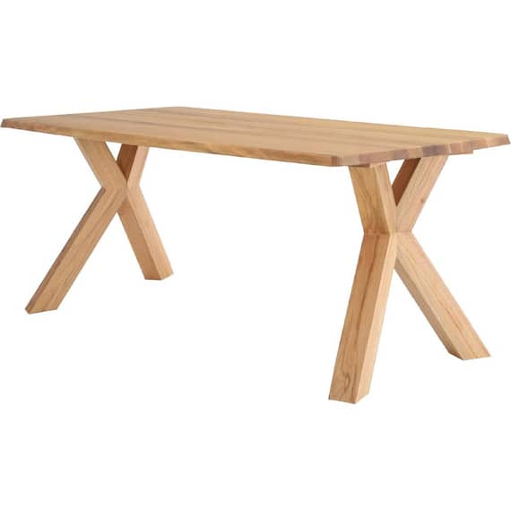 ダイニングテーブル(LEGACY IC-042 165 クロス脚 LBR)【島忠ホームズ商品】 1枚目画像