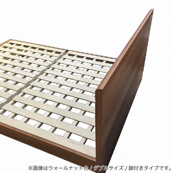 シングル ベッドフレーム(PR70-05 レッグ WN)【島忠ホームズ商品】 6枚目画像