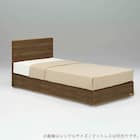 シングル ベッドフレーム(PR70-05 引出し無 WN)【島忠ホームズ商品】 1枚目画像