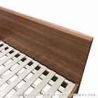 シングル ベッドフレーム(PR70-05 引出し無 WN)【島忠ホームズ商品】 6枚目画像