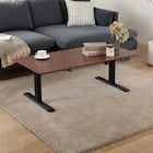 電動昇降リビングテーブル(リーブル 幅120cm BR)【島忠ホームズ商品】 1枚目画像