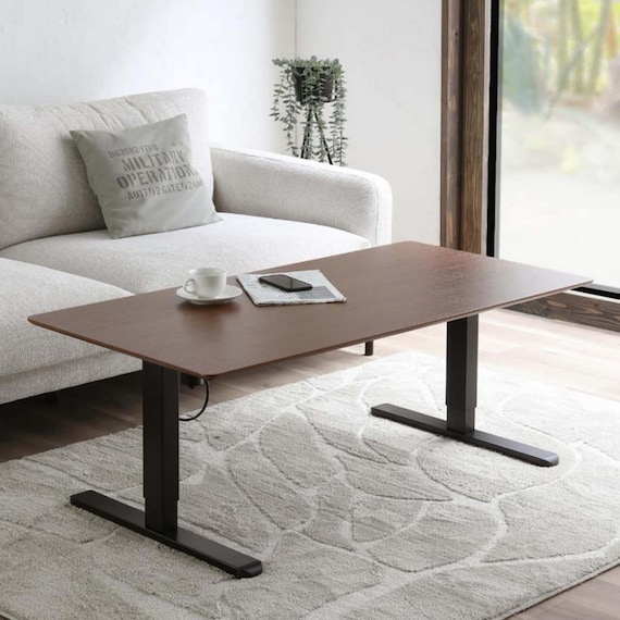 電動昇降リビングテーブル(リーブル 幅120cm BR)【島忠ホームズ商品】 2枚目画像