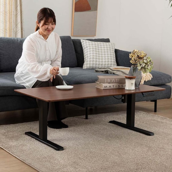 電動昇降リビングテーブル(リーブル 幅120cm BR)【島忠ホームズ商品】 3枚目画像