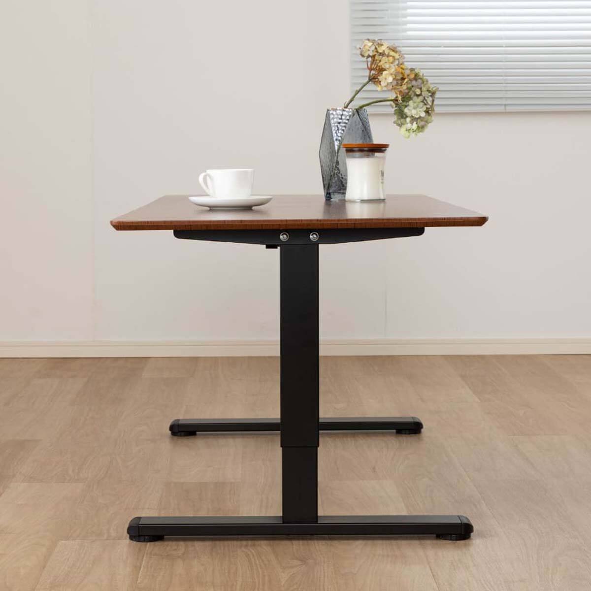 電動昇降リビングテーブル(リーブル 幅120cm BR)【島忠ホームズ商品