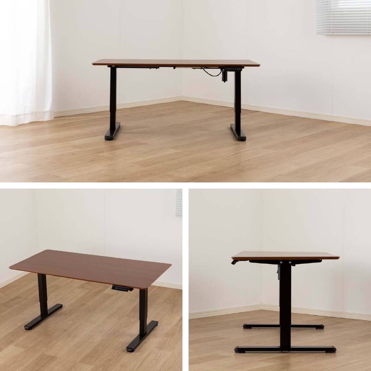 電動昇降リビングテーブル(リーブル 幅120cm BR)【島忠ホームズ商品