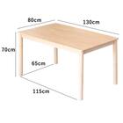 ダイニングテーブル(クラウド 幅130cm)【島忠ホームズ商品】 4枚目画像