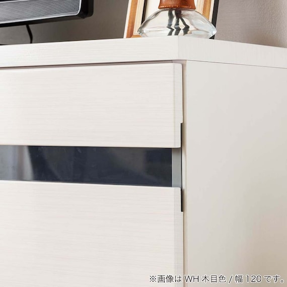 サイドボード(ニース 幅80cm GY木目)【島忠ホームズ商品】 3枚目画像