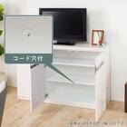 サイドボード(ニース 幅80cm GY木目)【島忠ホームズ商品】 5枚目画像