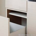 サイドボード(ニース 幅80cm GY木目)【島忠ホームズ商品】 10枚目画像